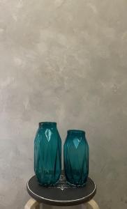 Синяя ваза большая