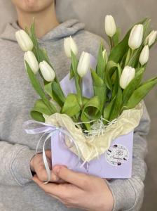 Конвертик с тюльпанами 