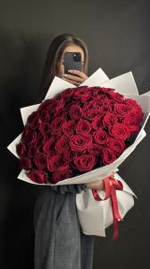 Букет из 51 красной розы Букет из 51 красной розы