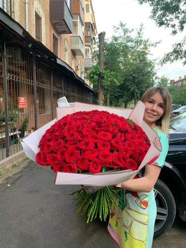 Букет Розы 70см 101 штука