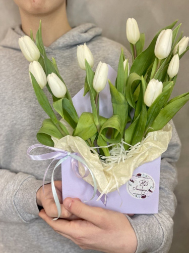 Конвертик с тюльпанами 