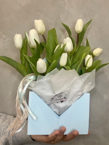 Конвертик с тюльпанами 