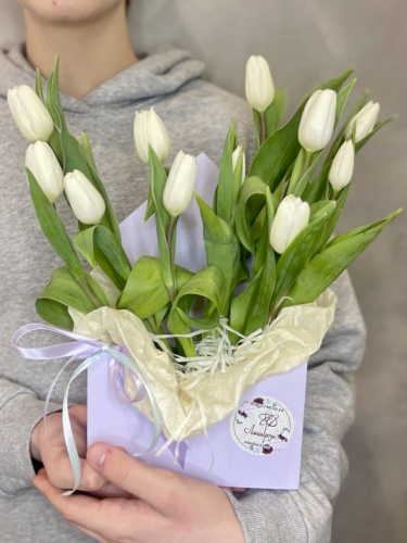 Конвертик с тюльпанами 